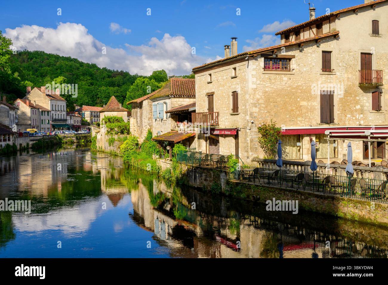 Brantôme, Brantôme en Périgord, Périgueux, Dordogne, Francia. Foto Stock