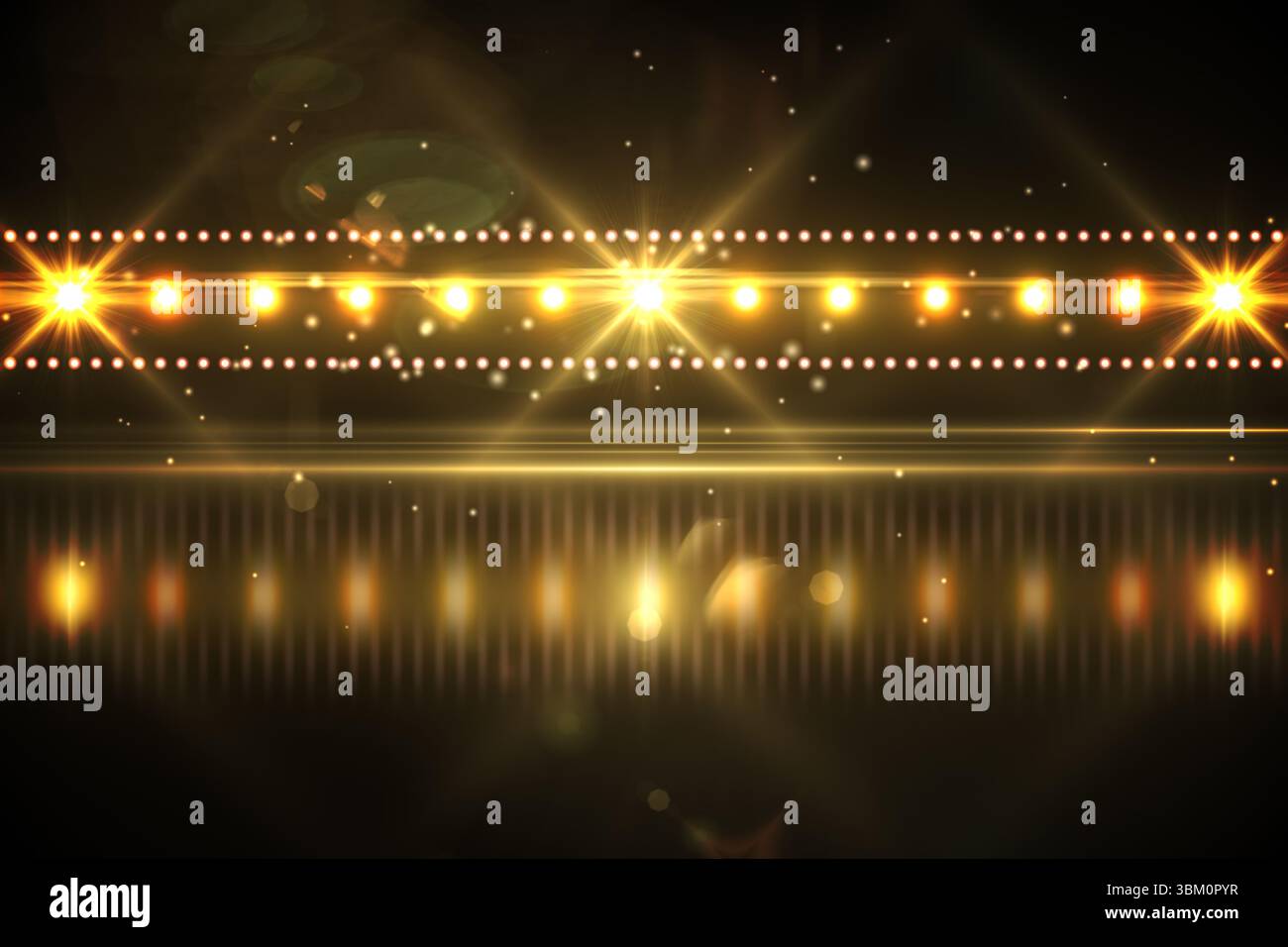 Design luminoso generato digitalmente per la vita notturna Foto Stock