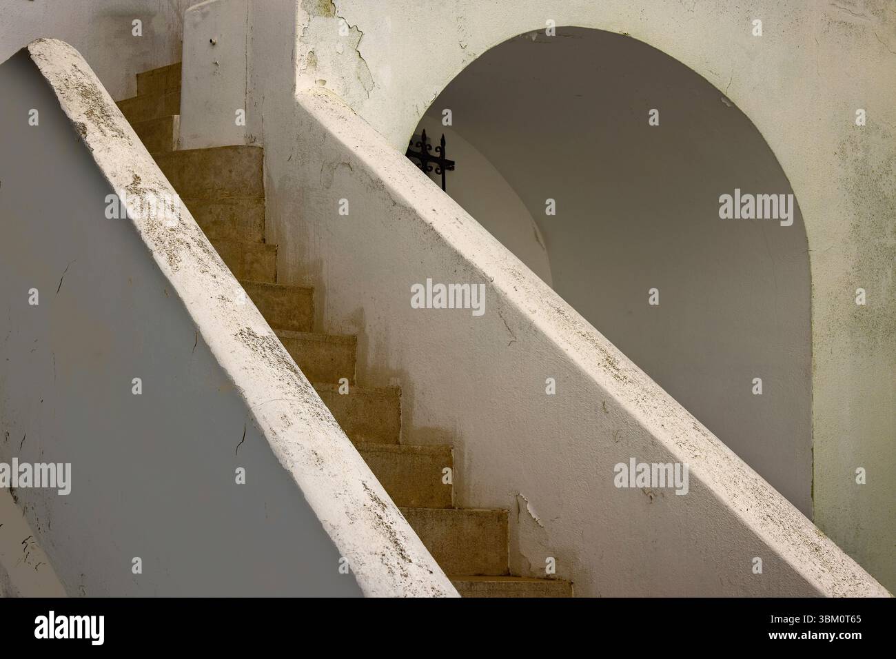 Abstract Architecture, Fira, Santorini, Grecia Foto Stock