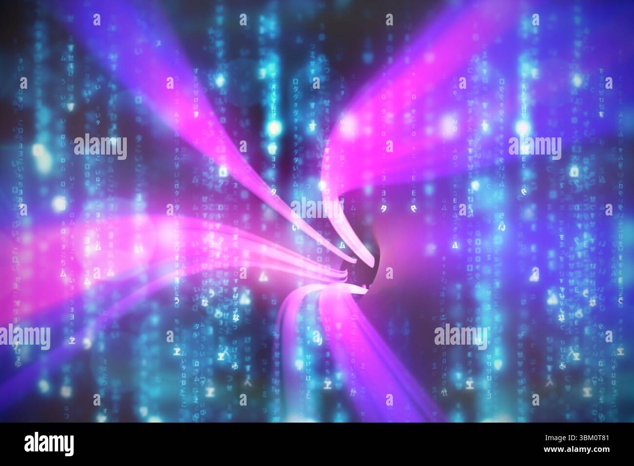Immagine digitale dello schermo del computer Foto Stock
