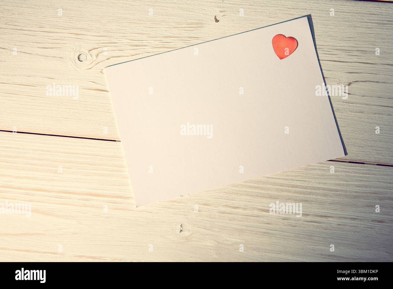 Lettera d'amore con spazio di copia Foto Stock Lettera d'amore con spazio di copia Foto Stock