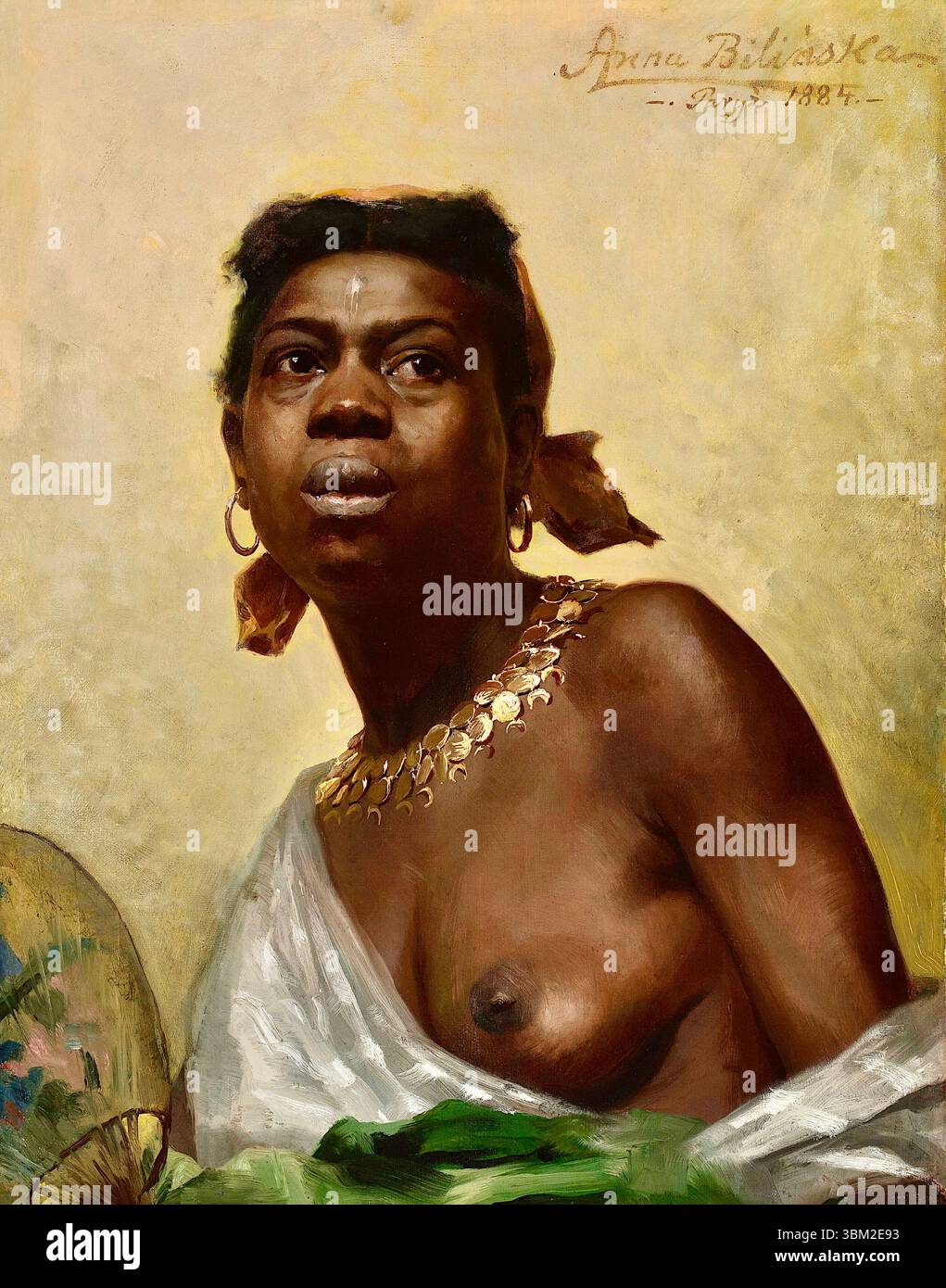 Anna Bilińska-Bohdanowicz - Una donna nera - 1884 Foto Stock