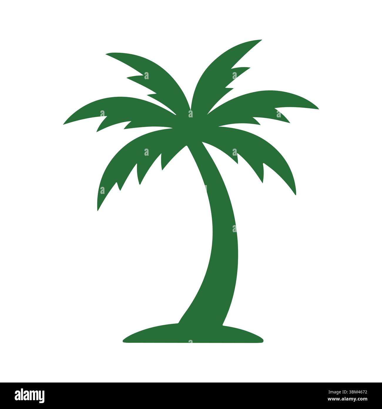 Palma reale cubana Illustrazione Vettoriale