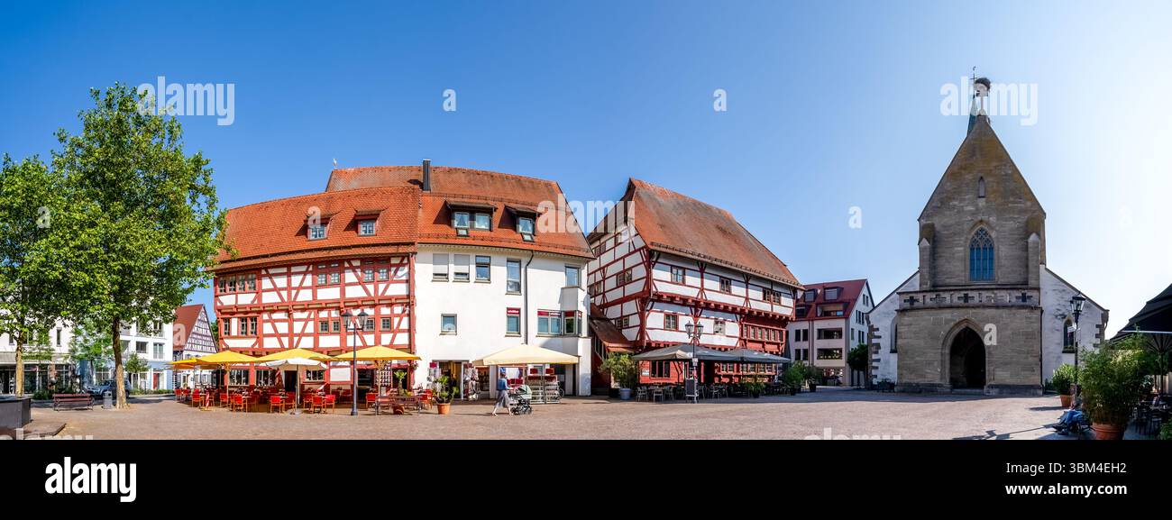 Città vecchia di Bad Saulgau, Germania Foto Stock