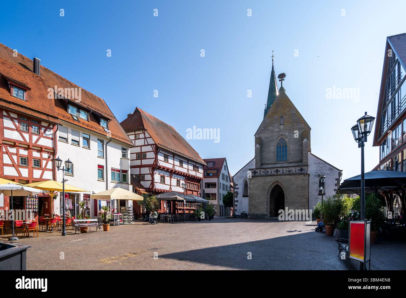 Città vecchia di Bad Saulgau, Germania Foto Stock