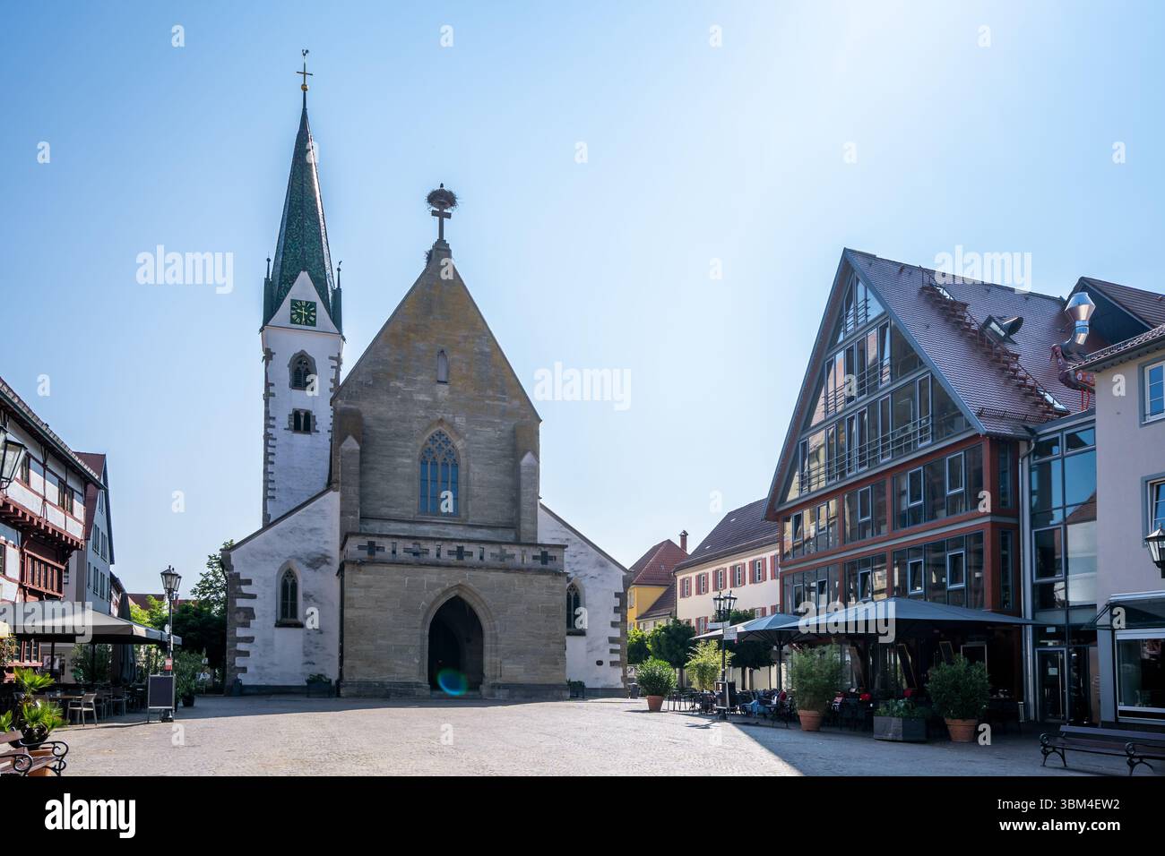 Città vecchia di Bad Saulgau, Germania Foto Stock