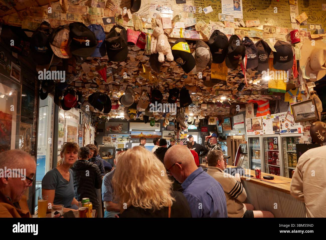 William Creek Hotel, Oodnadatta Track, Outback, Australia meridionale. (Solo per uso editoriale) Foto Stock