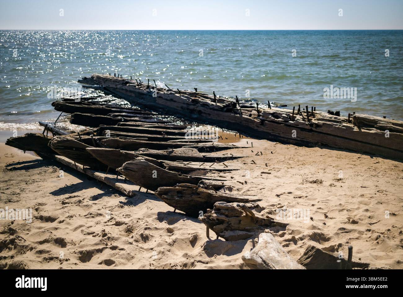Relitto della nave Foto Stock