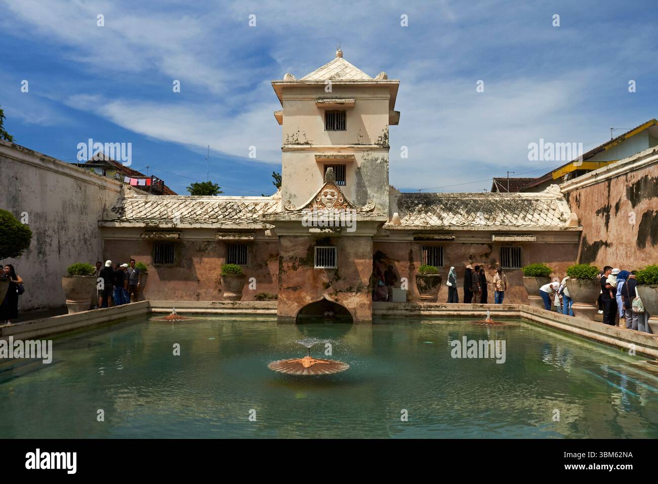 Taman Sari Castello d'acqua, Yogyakarta, Java, Indonesia Foto Stock