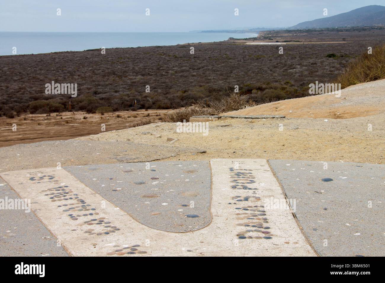Il punto panoramico di Las Flores si trova sull'Interstate 405, California, Stati Uniti Foto Stock