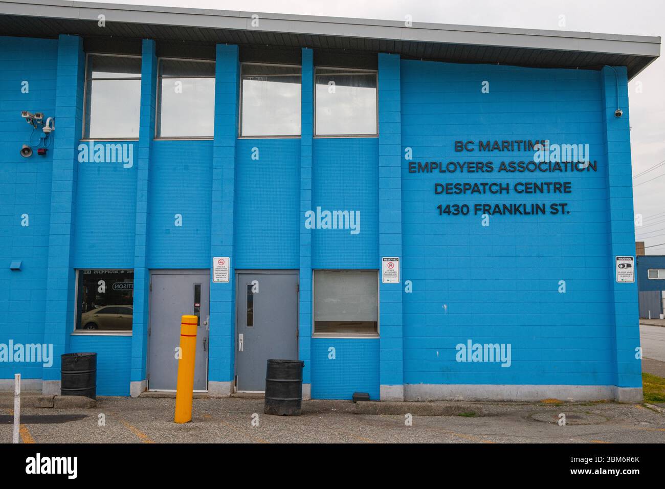 BC Maritime Employers Association Despatch Centre a East Vancouver. Foto Stock