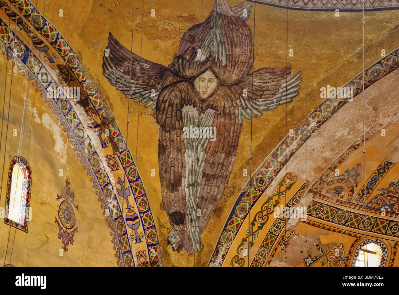 Angel Seraphim, Santa Sofia, Chiesa della Santa Sapienza, vi secolo. Sultanahmet. Istanbul, Turchia, Asia Foto Stock