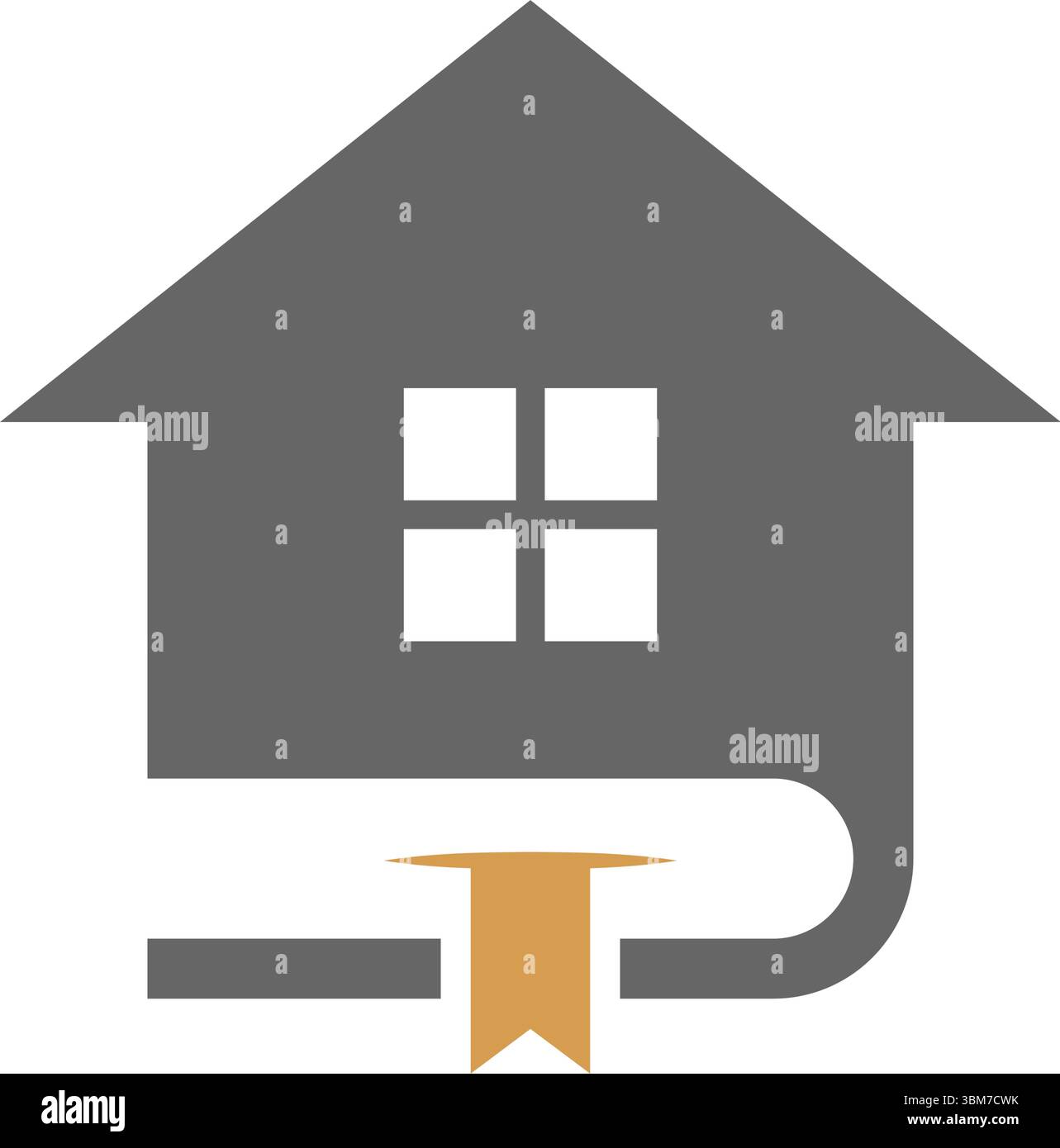 Modello di design dell'icona del logo del libro Illustrazione Vettoriale