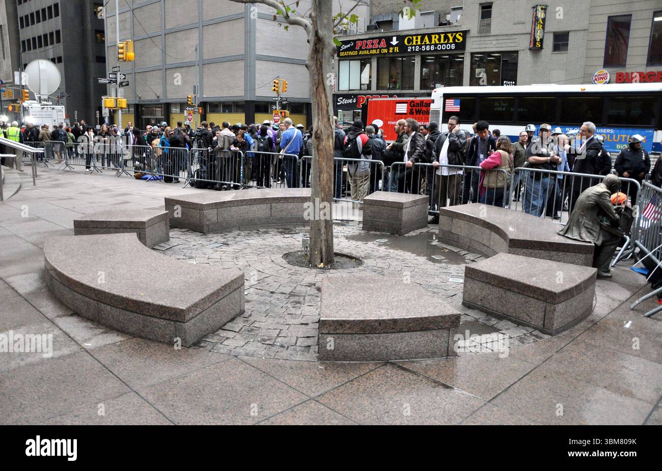 Manifestanti alle proteste di Occupy Wall Street a New York City - 15 novembre 2011 Foto Stock
