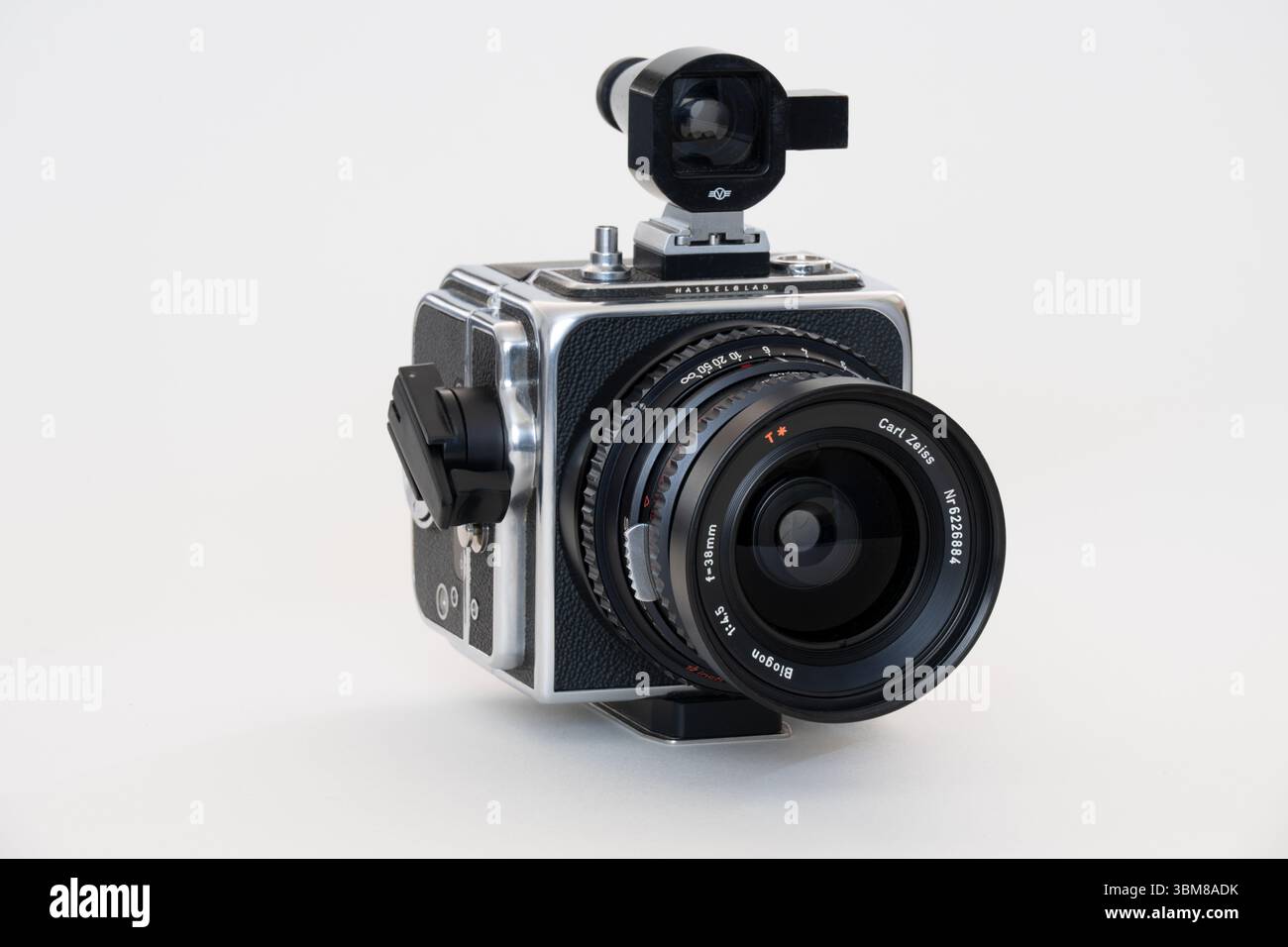 Telecamera grandangolare swc/m Hasselblad degli anni '1980 con obiettivo biogon Carl Zeiss ® da 38 mm. Foto Stock