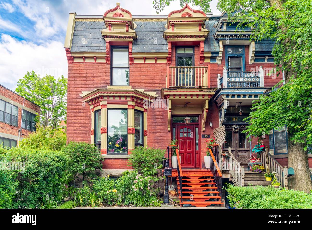 Stile unico - viste duplex Foto Stock