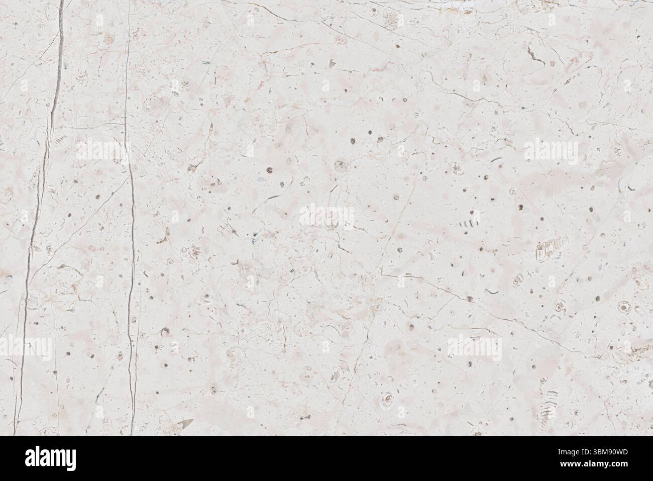 Luce beige, calda pietra di marmo Trani, superficie naturale per ripiani in bagno o cucina. Fotografia ad alta risoluzione Foto Stock