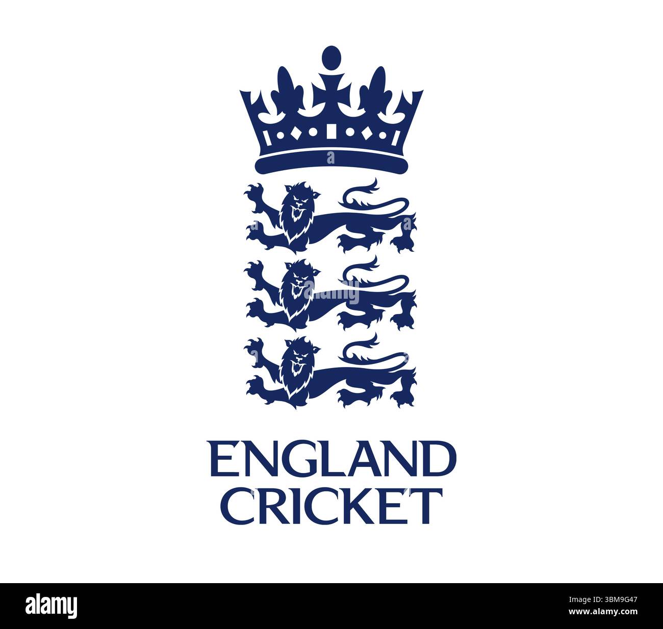 Logo England Cricket Team Foto Stock