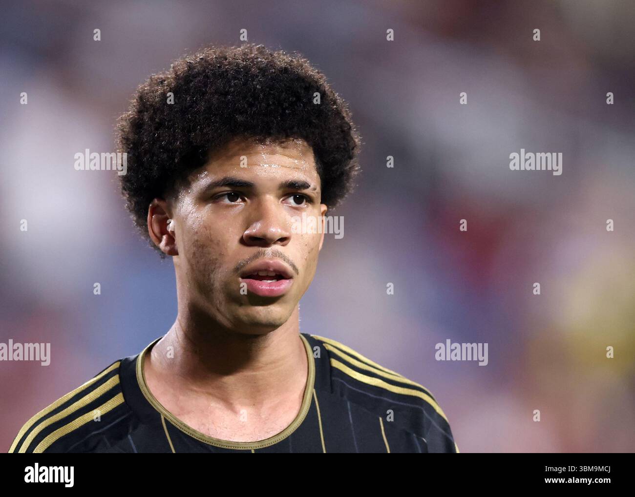 Orlando, Stati Uniti. 24 giugno 2025. David Martinez del Los Angeles FC durante la partita della Coppa del mondo del Los Angeles FC vs CR Flamengo FIFA Club al Camping World Stadium di Orlando. Il credito per immagini dovrebbe essere: David Klein/Sportimage Credit: Sportimage Ltd/Alamy Live News Foto Stock