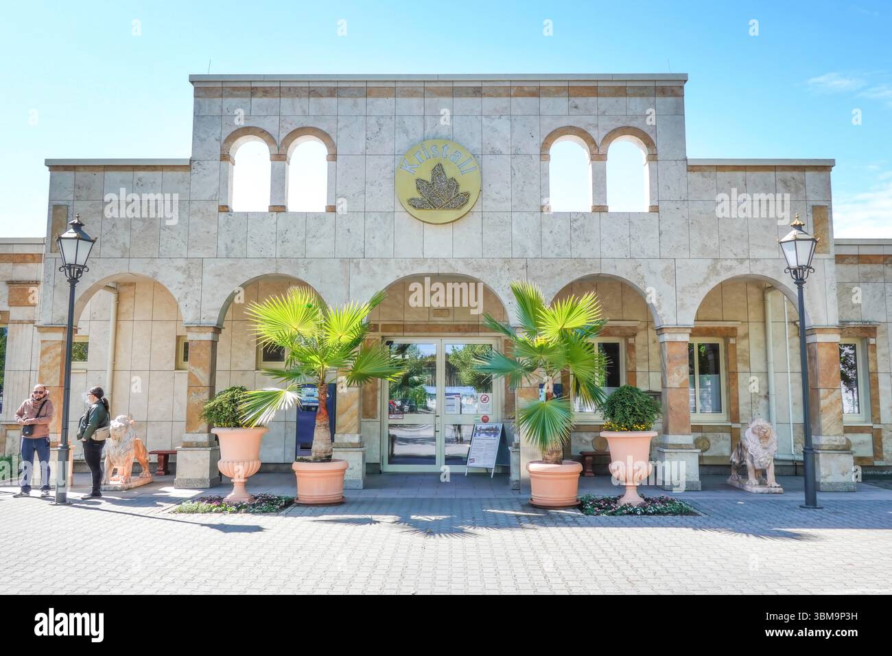 Kristalltherme, Ostverbinder, Ludwigsfelde, Landkreis Teltow-Fläming, Brandeburgo, Germania Foto Stock