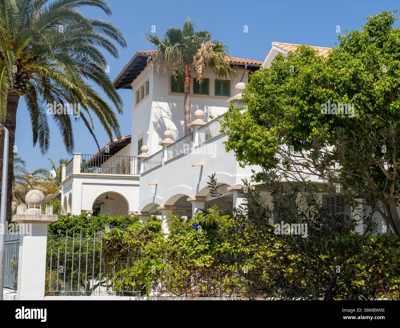 Villa a Port de Pollenca, Maiorca Foto Stock
