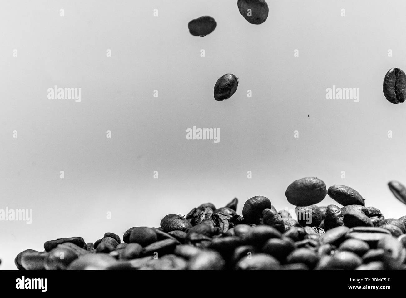 chicco di caffè, marrone cadente Foto Stock