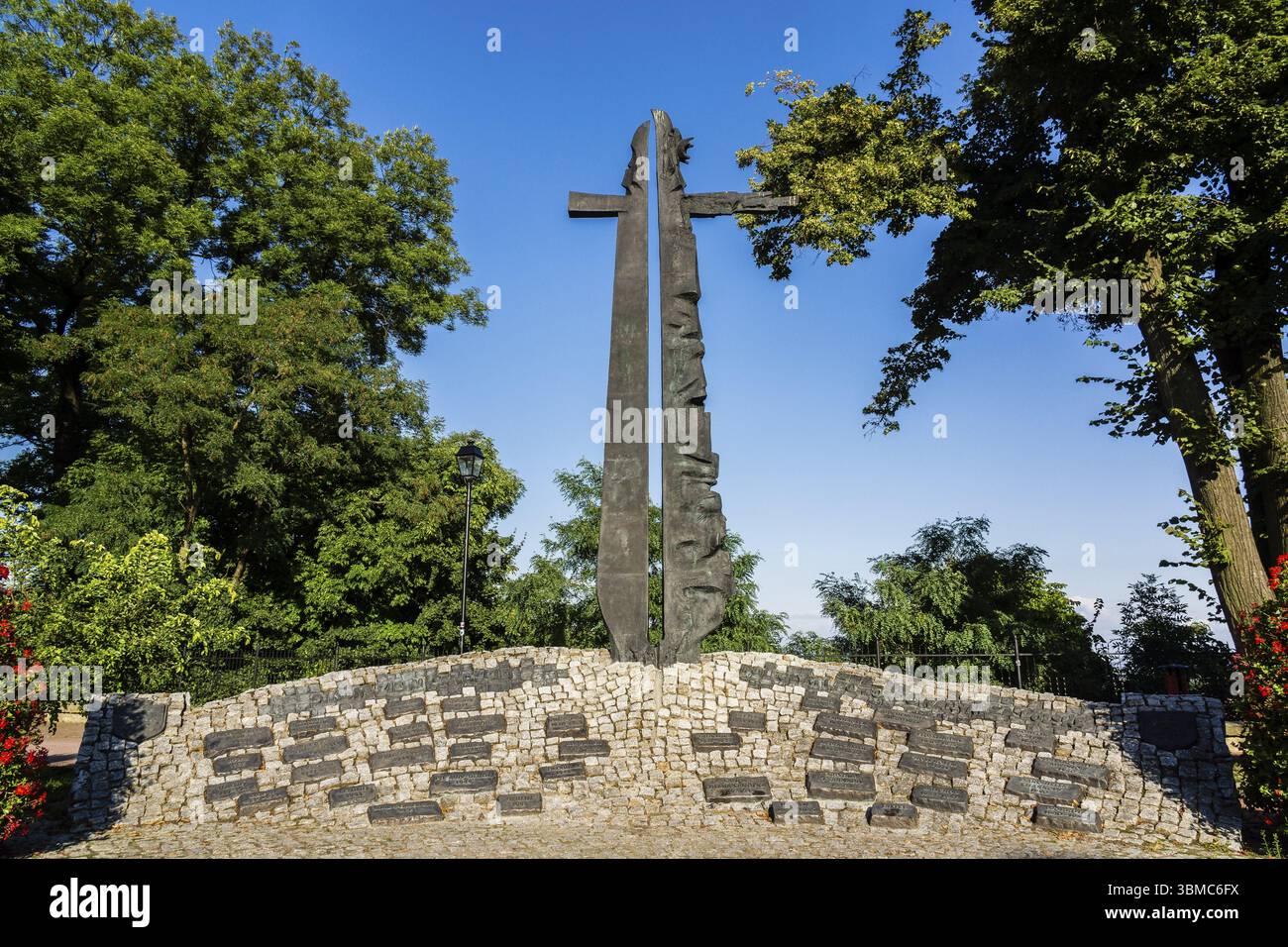 Monumento alla liberazione della Polonia, Sanok, Voivodato subcarpatico, Polonia, europa orientale, Europa Foto Stock