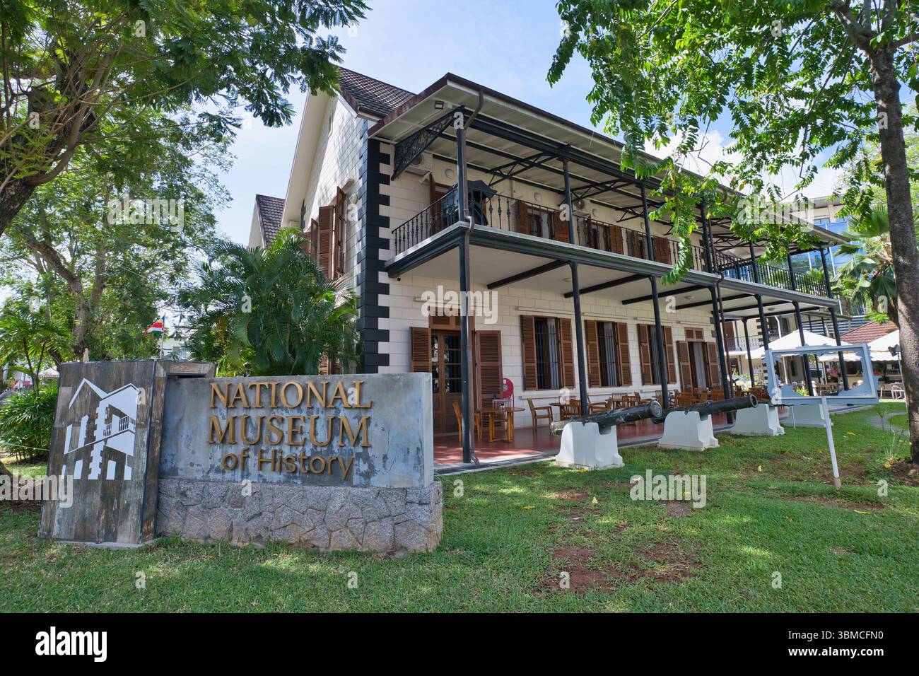 Mahe, museo nazionale di storia delle Seychelles 29.05.25, edificio esterno Foto Stock