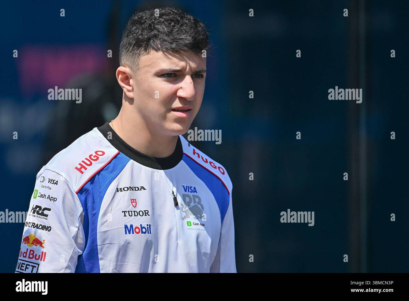 SPIELBERG, AUSTRIA - GIUGNO 26: Isack Hadjar di Francia e Visa Cash App RB Formula One Team durante le anteprime in vista del Gran Premio di F1 d'Austria al Red Bull Ring Circuit il 26 giugno 2025 a Spielberg, Austria. (Foto di Vince Mignott/Alamy Live News) Foto Stock