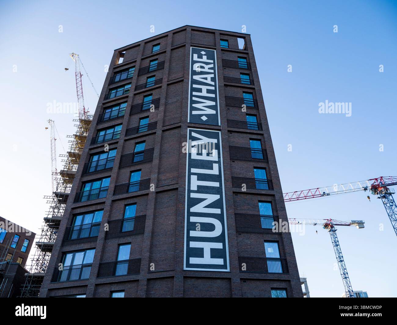 Huntley Wharf, New Waterside Development, Reading, Berkshire, Inghilterra, REGNO UNITO. GB. Foto Stock