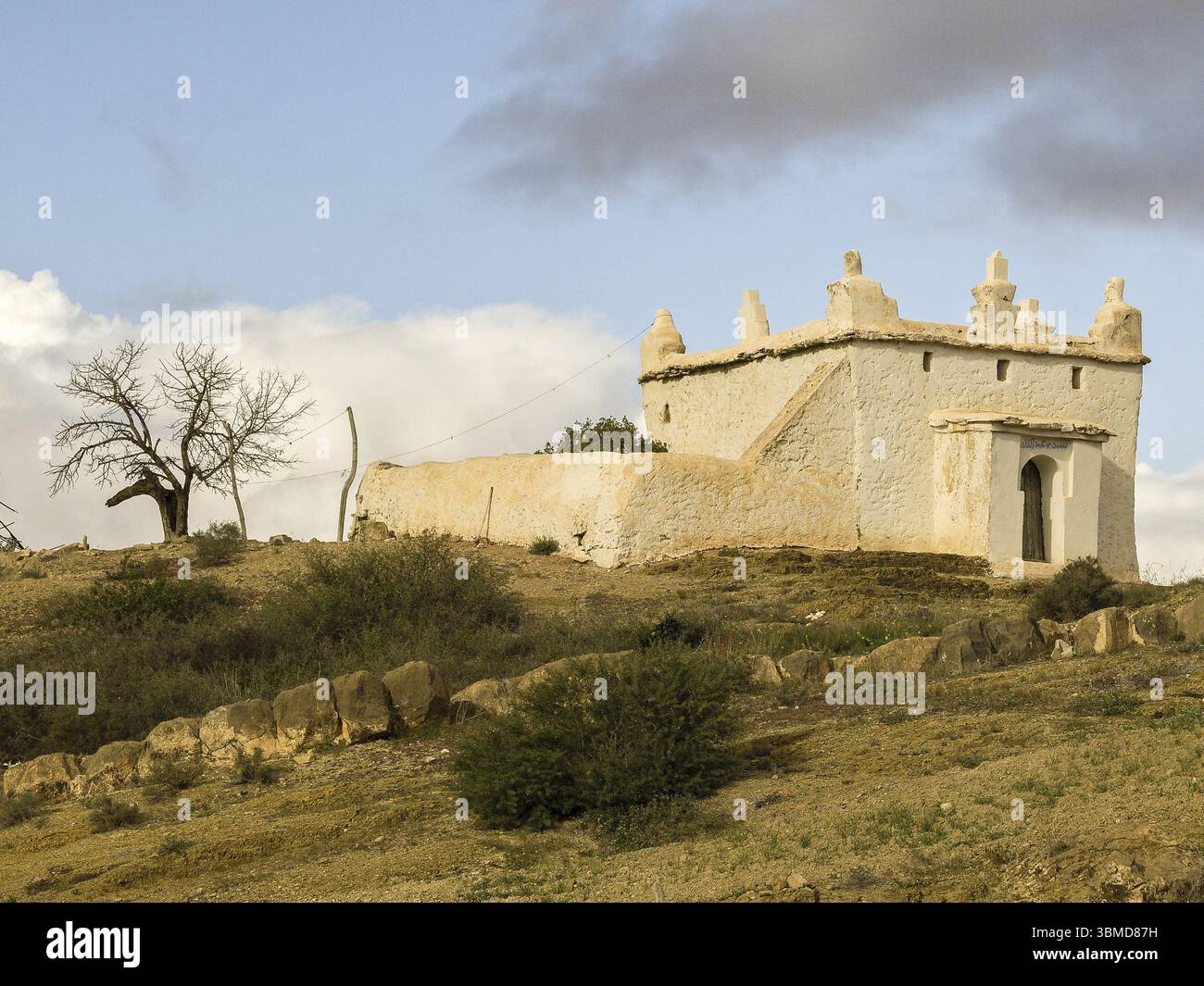 Santuario musulmano, Marabout. Tioute. Sous Valley. Antiatlas. Marocco Foto Stock