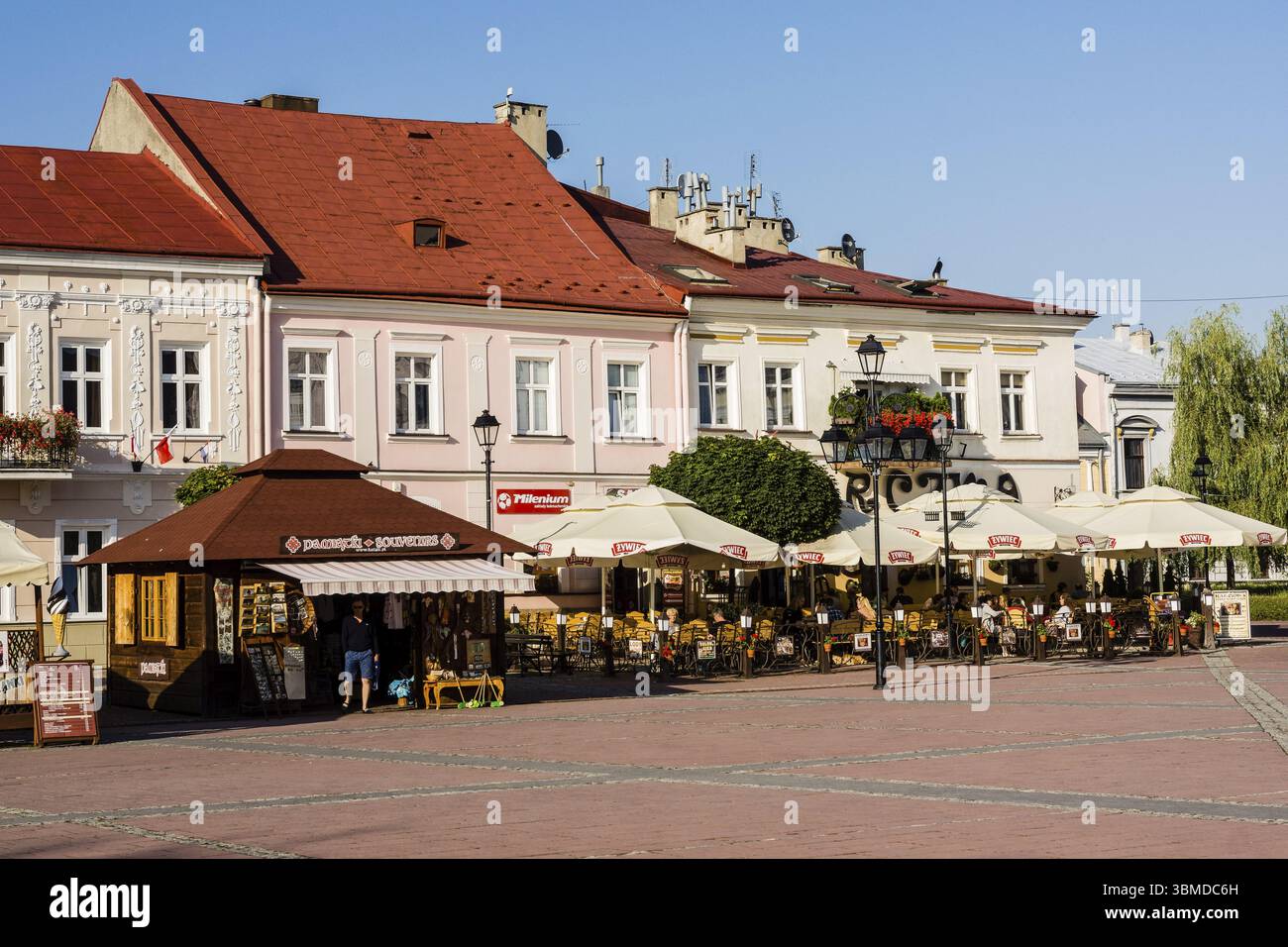 Piazza del mercato, Sanok, Voivodato subcarpatico, Polonia, europa orientale, Europa Foto Stock