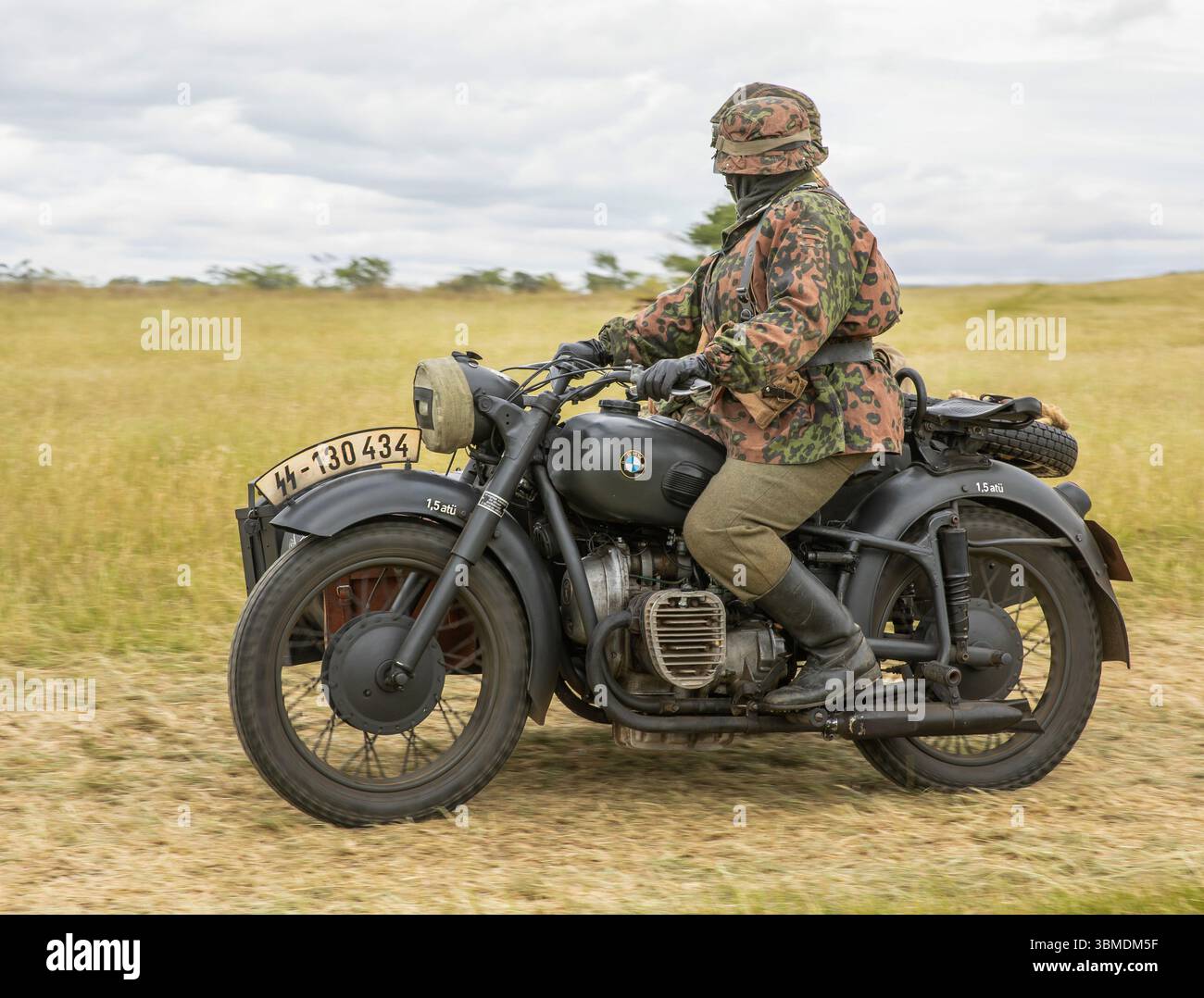 Tempo di guerra nella vale Foto Stock
