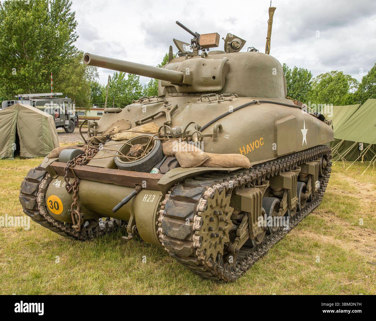Tempo di guerra nella vale Foto Stock