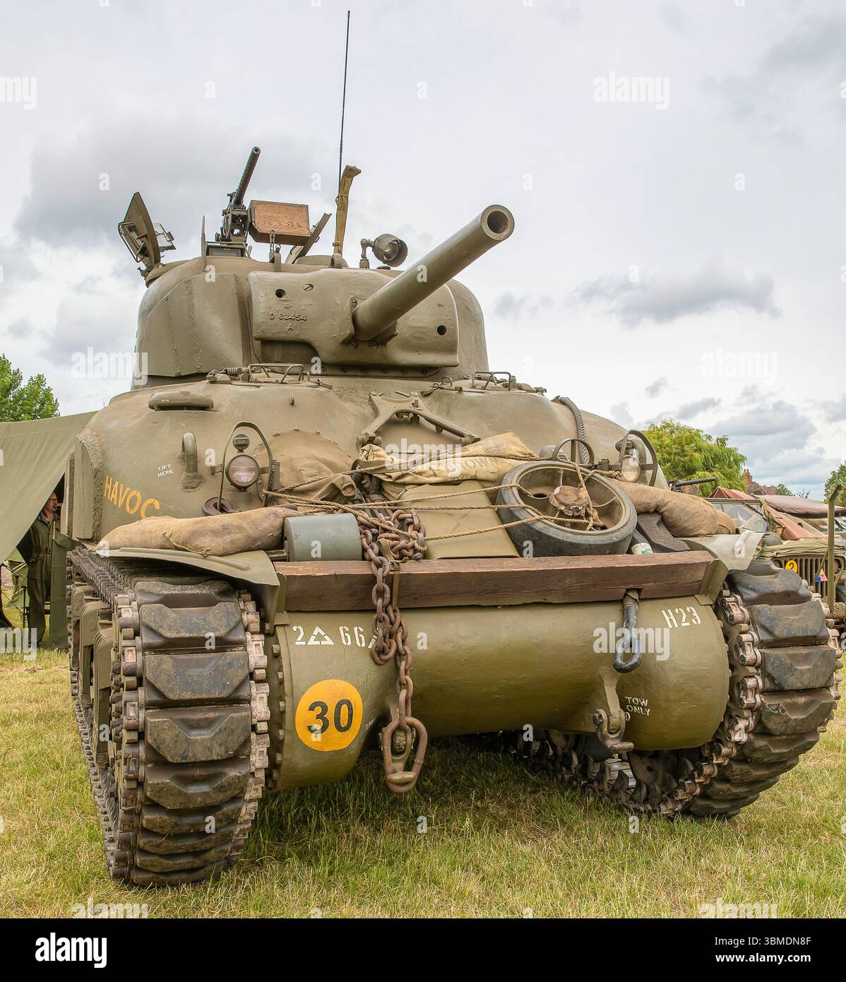 Tempo di guerra nella vale Foto Stock