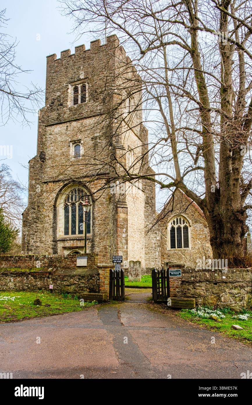 St Botolphs Church, Chevening Road, Chevening, Kent Foto Stock