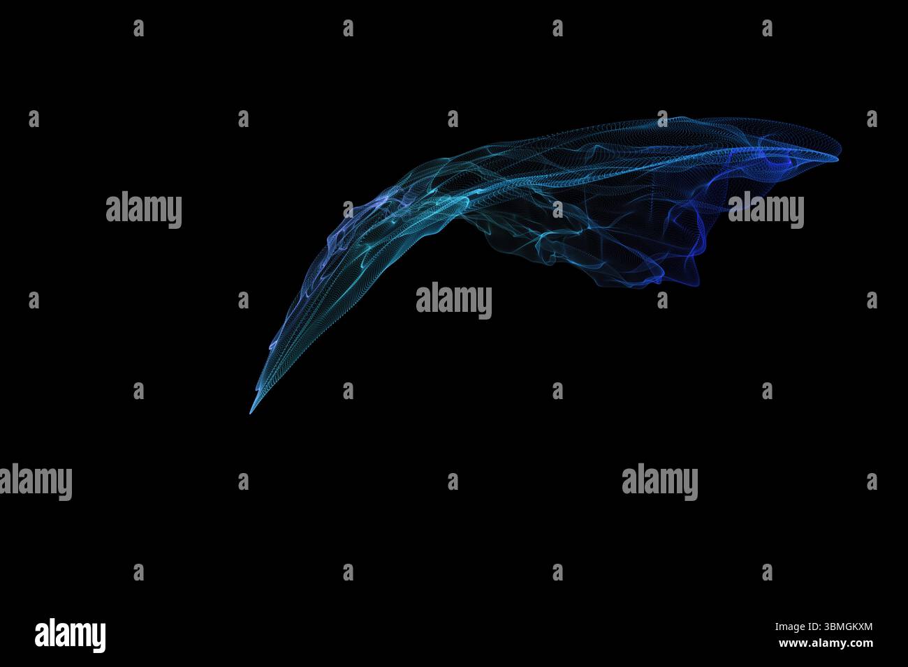 Sfondo blu nero brillante Foto Stock