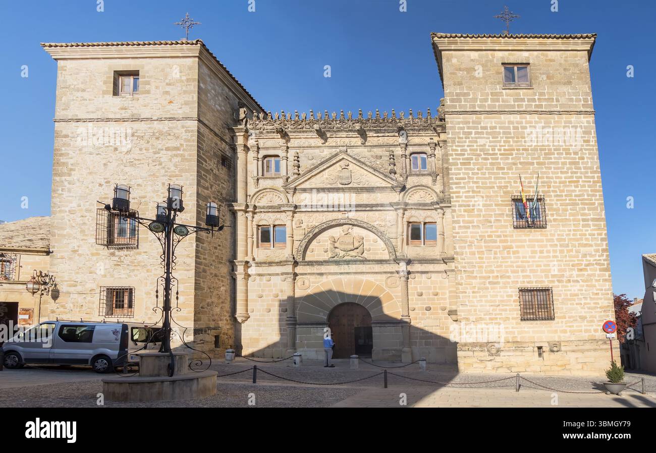 Towers House o Davalos Palace, in realtà Ubeda Art Schoool, Jaen, Spagna, Europa Foto Stock