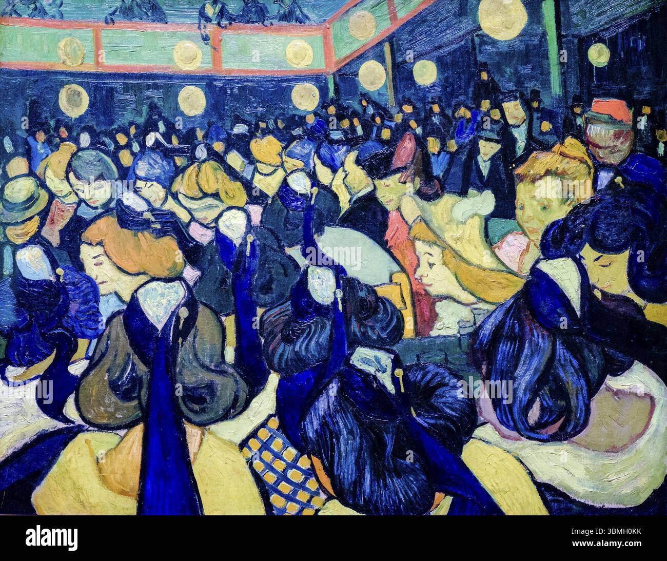 Vincent van Gogh (1853-1890) The Dance Hall at Arles, 1888, olio su tela, Musee d'Orsay, Parigi, Francia, Europa occidentale, Europa Foto Stock