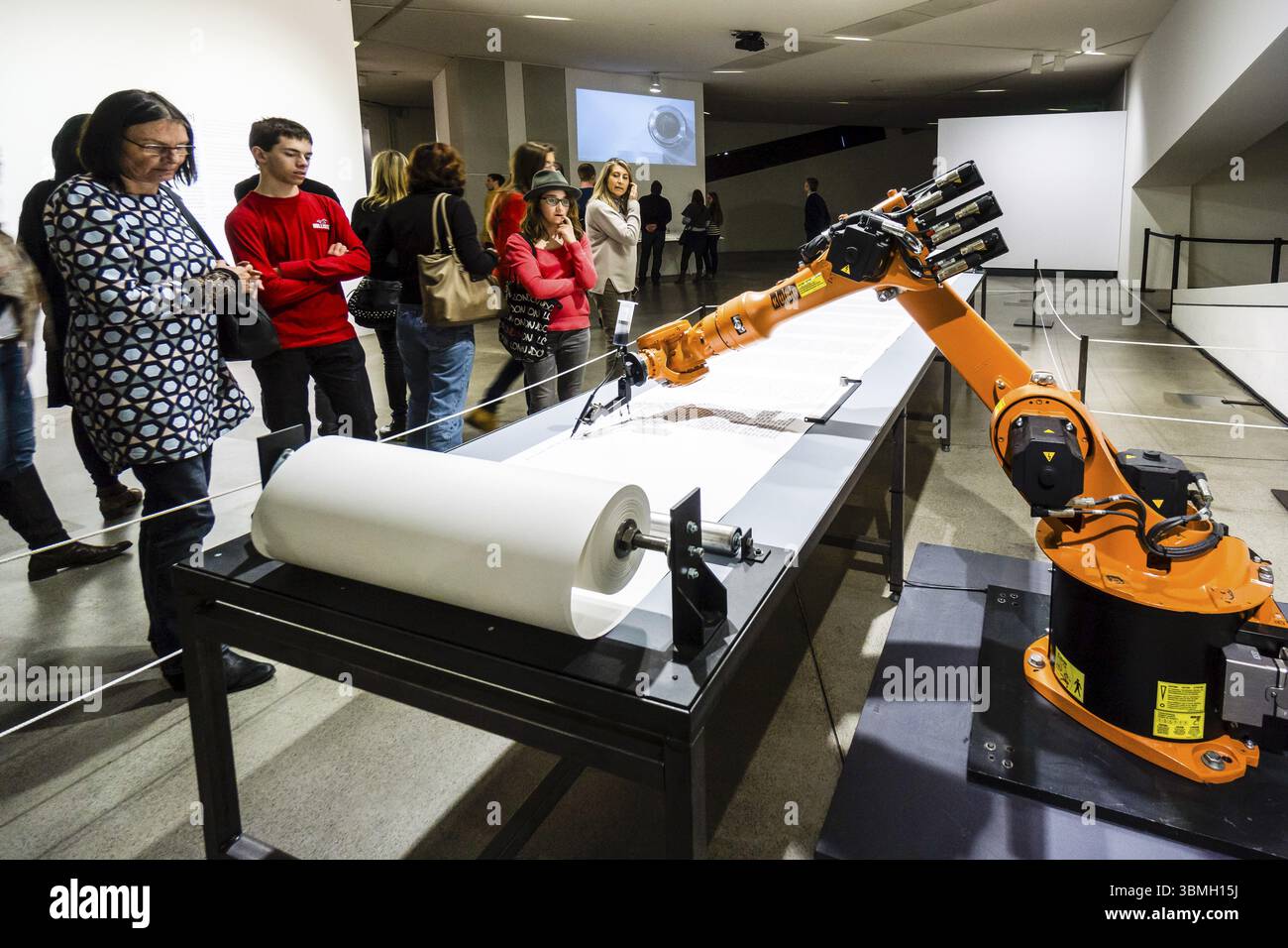 Museo Judio de Berlin, disenado por el arquitecto polaco Daniel Libeskinds, Berlino, Alemania Foto Stock