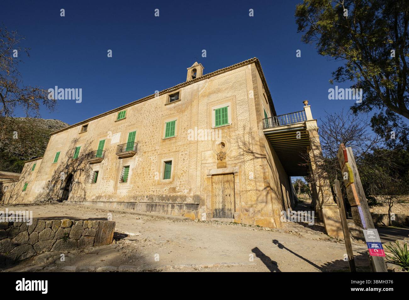Finca Galatzo, Calvia, Sierra de Tramuntana, Maiorca, Isole Baleari, Spagna, Europa Foto Stock