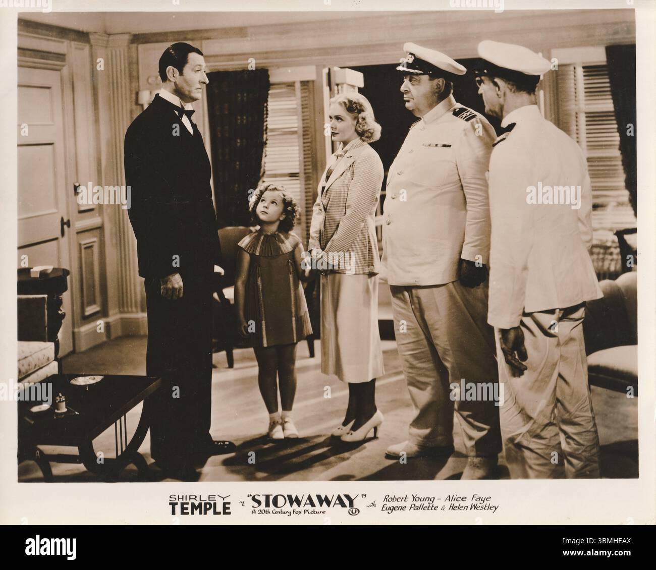 Lo Stowaway Shirley Temple 1936 Foto Stock
