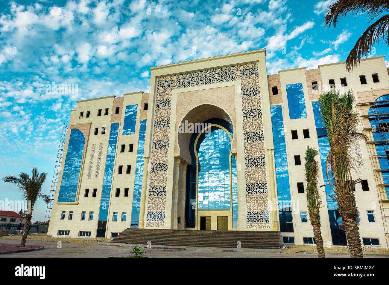 Motivo decorativo in marmo arabo islamico 6. Foto Stock