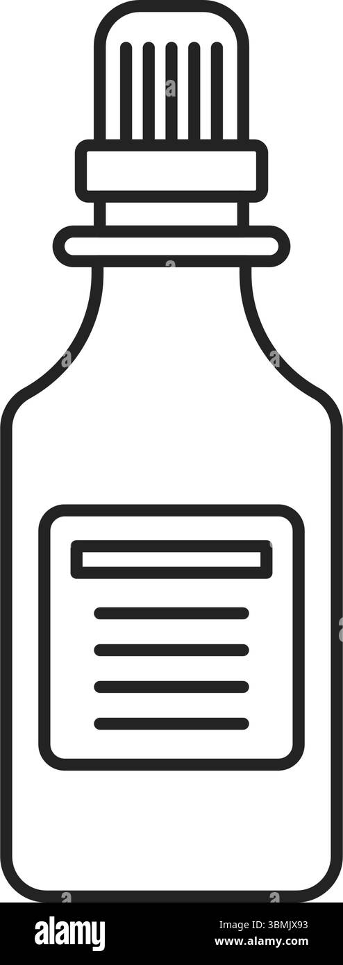 Icona della pillola in stile piatto. Illustrazione del vettore del farmaco su sfondo isolato. Farmacia medica firma concetto di business. Illustrazione Vettoriale