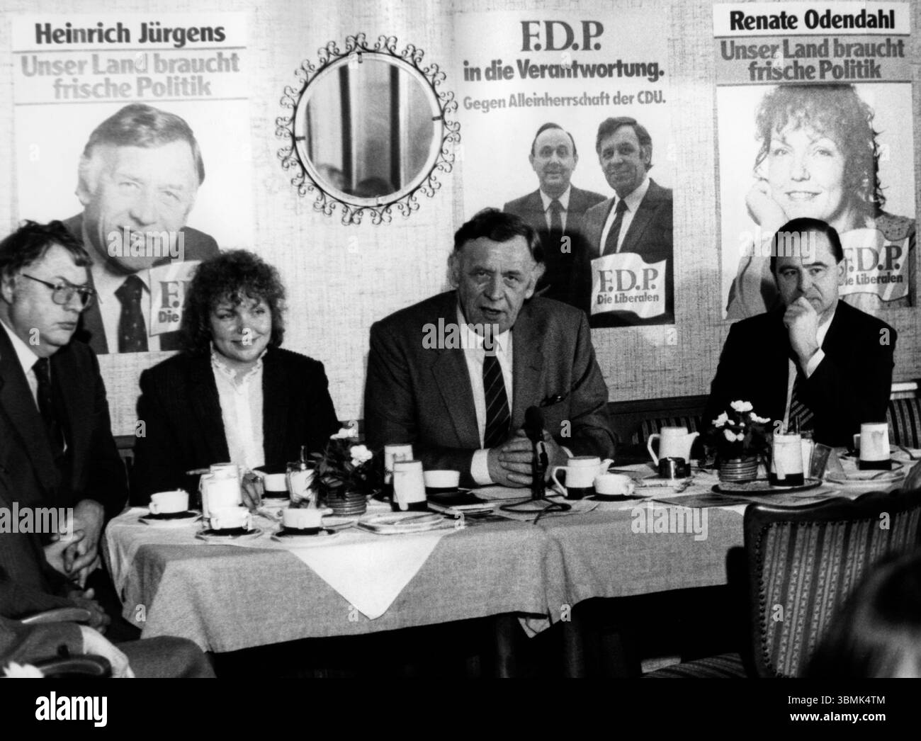 Politica, 1945-1990, bassa Sassonia, Germania Foto Stock