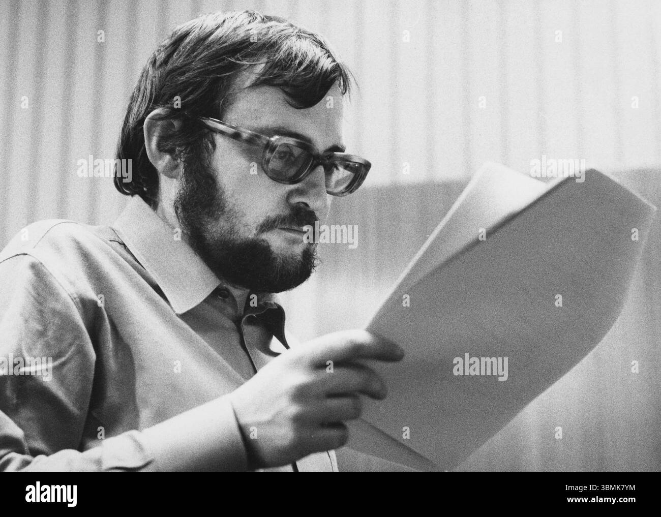 Wolf Euba, regista, in uno studio televisivo di Bayerischer Rundfunk. [traduzione automatizzata] Foto Stock