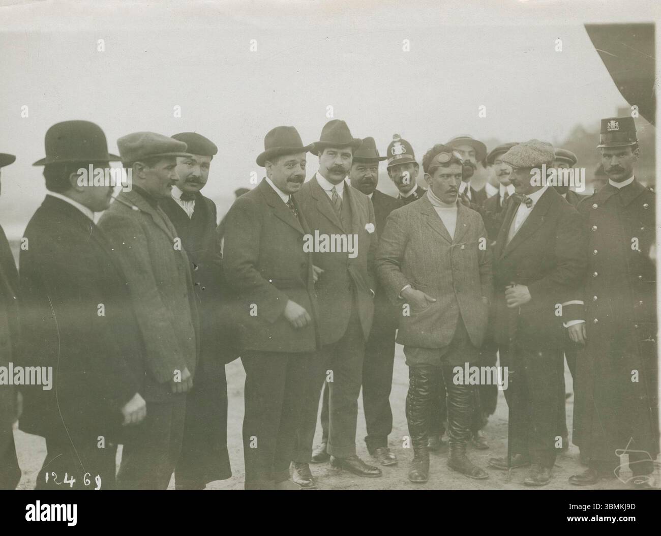 L'aviatore francese Eugène Gilbert. Foto Stock
