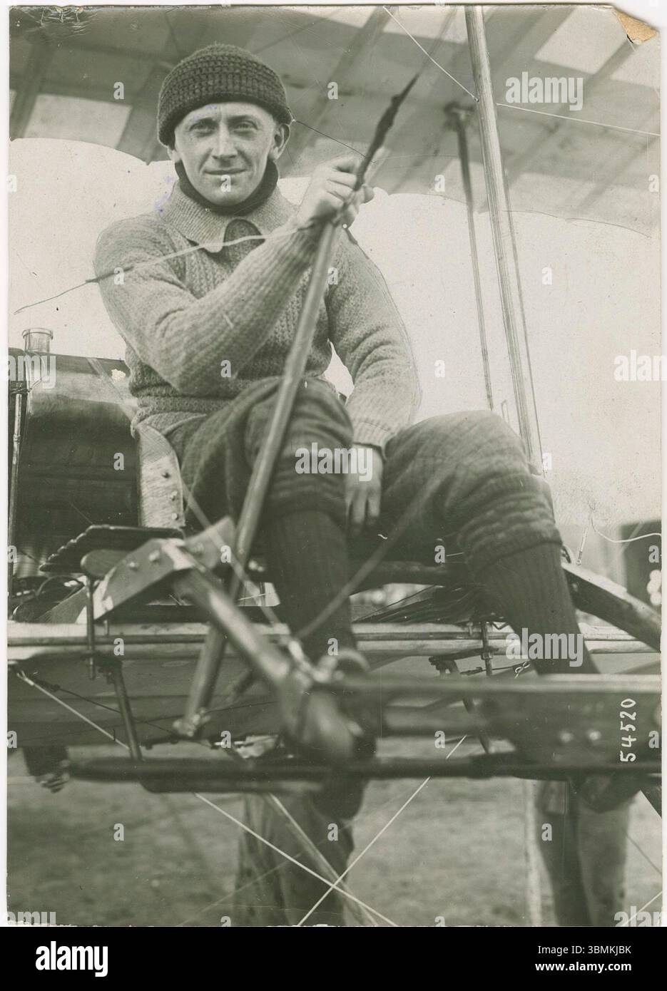 L'aviatore francese Robert Martinet. Foto Stock