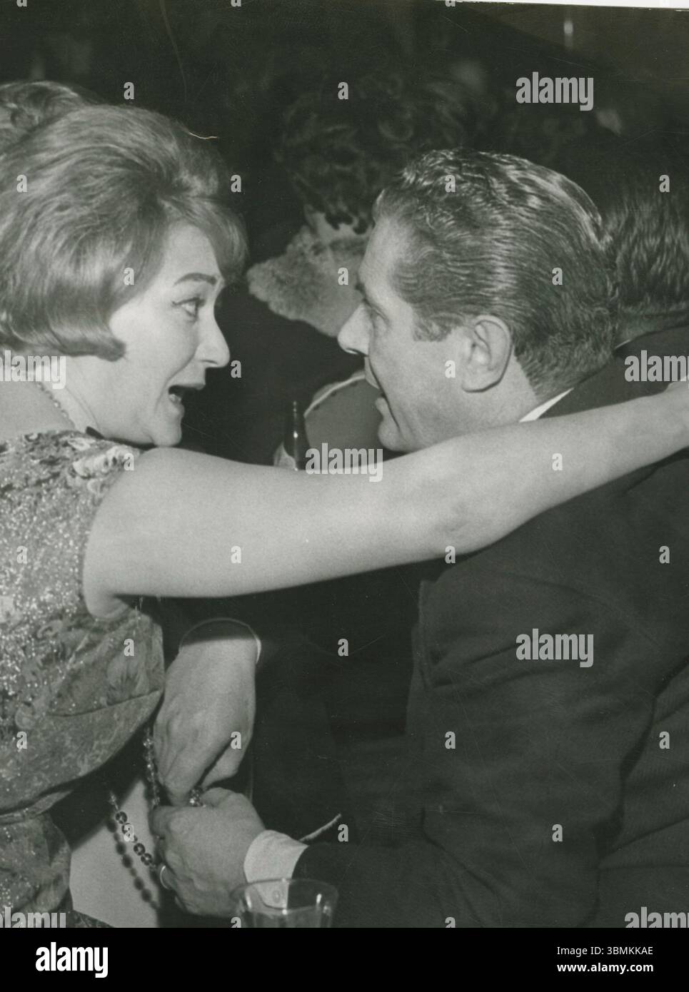 I cantanti italiani Flo Sandon e Natalino otto a Viareggio in occasione del festival musicale Burlamacco d'Oro. Foto Stock