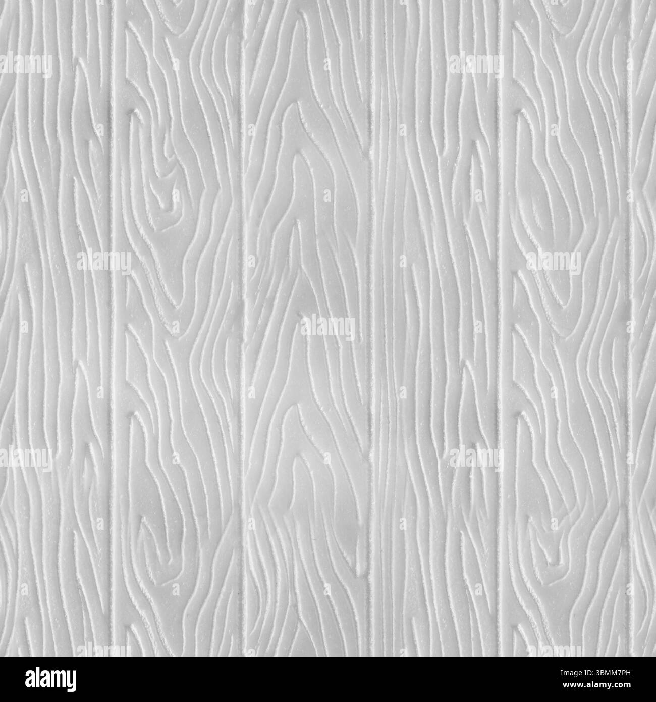 Materiale fotografico 4K senza cuciture con superficie a strisce di legno in plastica di colore grigio. Foto Stock